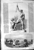 Old 1868 Leopard Hunter Jerichau British Cemetery Bilbao Spain River Victorian