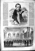 Old 1868 Rev. Dr. Atlay Bishop Hereford Reception General Lord Napier Victorian