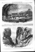 Old 1868 Dutch Farmhouse Worcester Cape Good Hope Poort Table Mountai Victorian