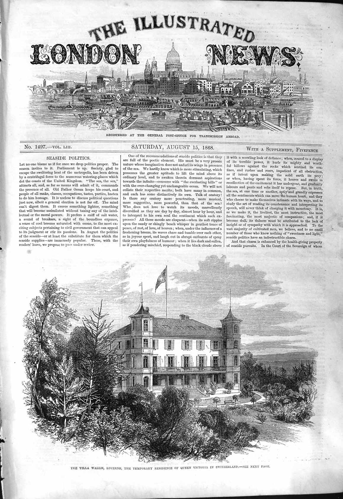 Old 1868 Villa Wallis Lucerne Queen Victoria Switzerland Architecture Victorian