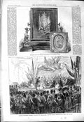 Old 1868 Volunteer Artillery Shoeburyness Countess Spencer Belgian Bu Victorian