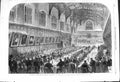 Old 1868 Dinner British Medical Association Hall Christ Church Colleg Victorian