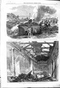 Old 1868 Disaster Chester Holyhead Railway Train Northumberland House Victorian