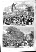 Old 1868 Holidays Rotterdam Annual Fair Dier-Gaarde Elephant Entertai Victorian