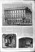 Old 1868 Junior Carlton Club Pall Mall Tower London Bloody Tower Stai Victorian