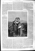Old 1868 Mother Little Girl Rest Wayside Poole Leeds National Exhibit Victorian