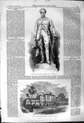 Old 1868 Statue Lord Clyde Glasgow National Orphan Home Girls Ham-Com Victorian