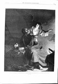 Old 1868 Angel Releasing St. Peter Prison Gerard Honthorst Leeds Exhi Victorian