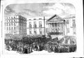 Old 1868 Revolution Spain Scene Marching Past Armed Populace Junta Ma Victorian