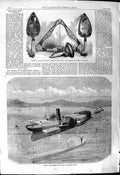 Old 1868 Raising Steamer Ship Wolf Sunk Belfast Lough Trowel Mallet P Victorian