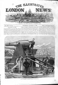 Antique Old Print 1868 Captain Moncrieff Protected Barbette Gun War Weapons