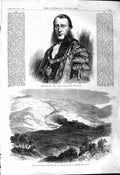 Old 1868 James Clarke Lawrence Lord Mayor Elect War Punjaub Frontier Victorian