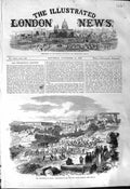 Original Old Antique Print 1868 Revolution Spain Demolition City Walls Madrid