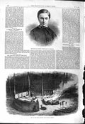 Old 1868 Duke Brabant Prince Royal Belgium Camp Woods Alaska Russian Victorian
