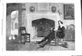 Antique Old Print 1868 Tired Out Sleeping Man Ducks Dudley Gallery Marks Art