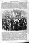 Old 1868 Opening Metropolitan Meat Market Smithfield Carving Baron Be Victorian
