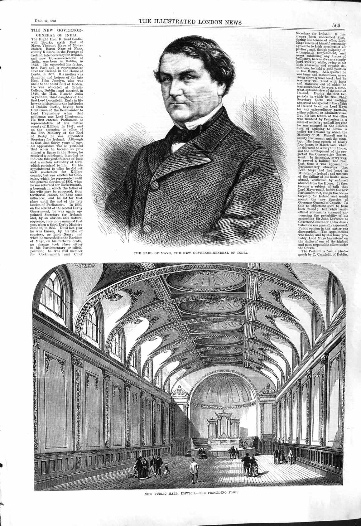 Old 1868 Public Hall Ipswich Architecture Earl Mayo Governor-General Victorian