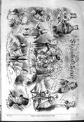 Old Antique Print 1868 Christmas Scenes Family Frost Snow Ice Snowballs 19th