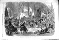 Antique Print 1868 Scene Prepairing Pantomime Lyceum Theatre Christmas Play