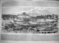Original Old Antique Print 1869 Coronation Queen Madagascar Antananarivo 19th