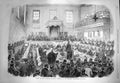 Original Old Antique Print 1869 Trial Bradford Election Borough Cou Victorian