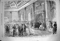 Old Antique Print 1869 Ball British Embassy Constantinople Prince Wales 19th