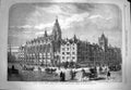 Original Old Antique Print 1869 Columbia Market Bethnal-Green Burdett-Coutts