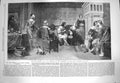 Original Old Antique Print 1869 Rich Widow Men Romance Wynfield 19th