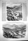 Original Old Antique Print 1869 Sutherland GDigging Kildonan Burn S Victorian