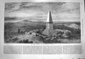 Original Old Antique Print 1869 Crimea War View Battle-Field Inkerman Man Sheep