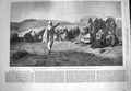 Original Old Antique Print 1869 Scene Arab Storyteller Northern Africa 19th