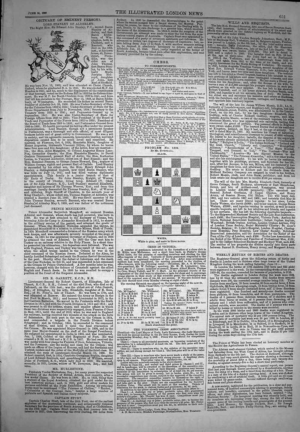 Original Old Antique Print 1869 Twenty One Pages Chess Moves Illustrated London