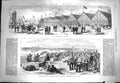 Original Old Antique Print 1869 Wimbledon Rifle Meeting Challenge Siers Sport