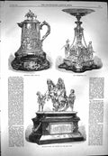 Antique Old Print *3271 1869 Stamford Races Clifden Cup Goodwood Chesterfield