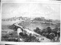 Old Antique Print 1869 View City Chester England Pgoenix Tower Watergate 19th