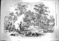 Original Old Antique Print 1869 Travel South Africa Camp Daka Zambesi Valley