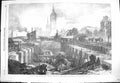 Original Old Antique Print 1869 Works Metropolitan District Railway Westminster