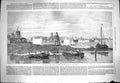 Old Antique Print 1869 Works Great Railway Bridge Dort Holland Windmill 19th