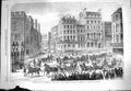 Old Antique Print 1869 King Belgians Street Procession Pall Mall London 19th