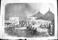 Old Antique Print 1869 Opening Suez Canal Festival Ismailia River Boats 19th
