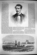 Original Old Antique Print 1870 Henri Rochefort Rupert'S Land Pembina Red River