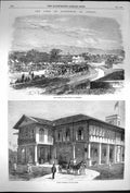 Original Old Antique Print 1870 Levee Court Requests House Duke Edinburgh 19th