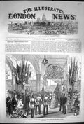 Original Old Antique Print 1870 Artillery Company Ball Prince Princess Wales