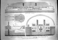Original Old Antique Print 1870 Channel Railway Ferry Plan Proposed Steam-Boat