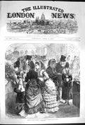 Antique Print *3640 1870 Show Spring Flowers Botanic Gardens Regent'S Park