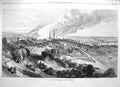 Original Old Antique Print 1870 View Creuzot Colliery Ironworks Burgundy 19th