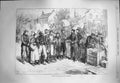 Original Old Antique Print 1870 French Prisoners Metz Remilly Siers War 19th