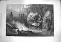 Original Old Antique Print 1870 Siege Metz Advanced Prussian Post Mercy-Le-Haut