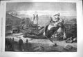 Original Old Antique Print 1870 Princess Louise Art War Injured Siers Nurses
