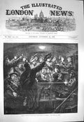 Original Old Antique Print 1870 German Recruits Siers War Cologne Mayence 19th